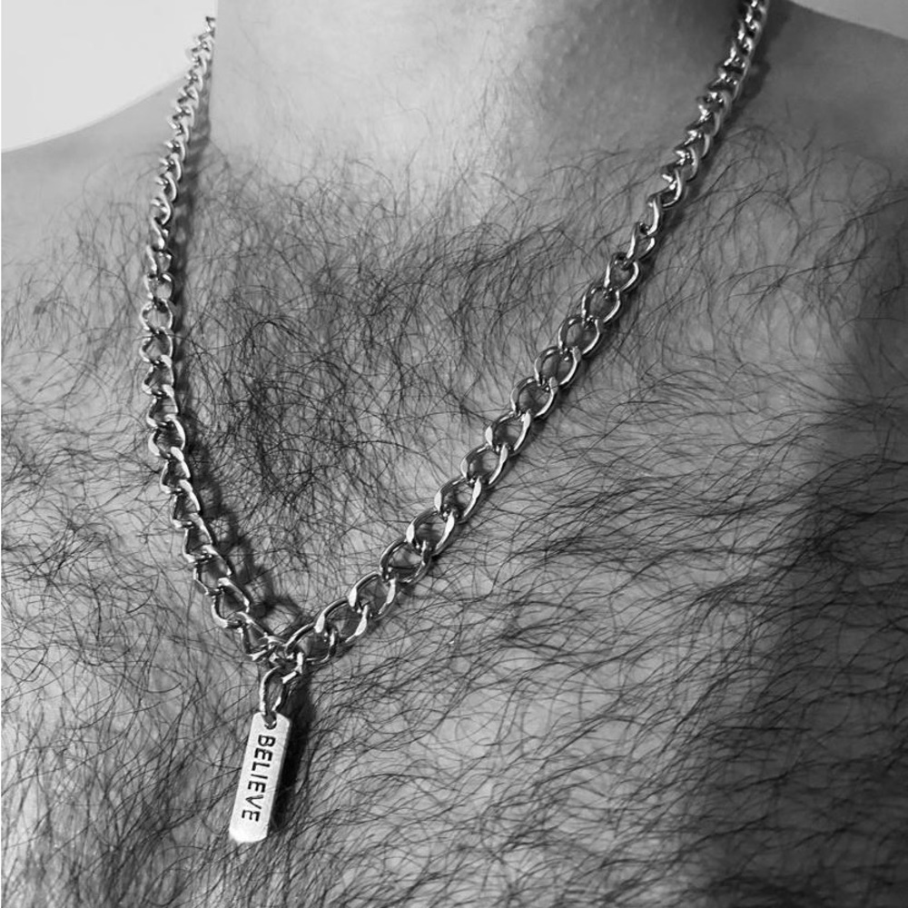Men's Silver Inspire Chain Necklace